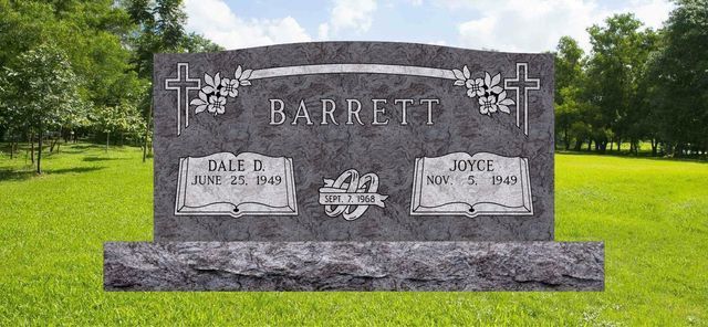 Double Upright Monuments