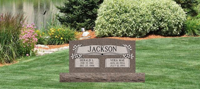 Double Upright Monuments