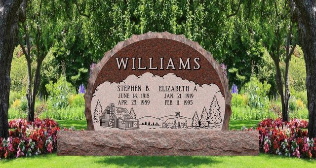 Double Upright Monuments