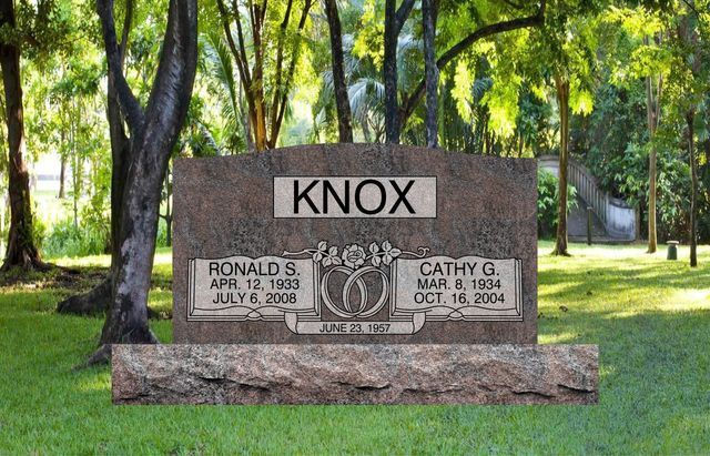 Double Upright Monuments