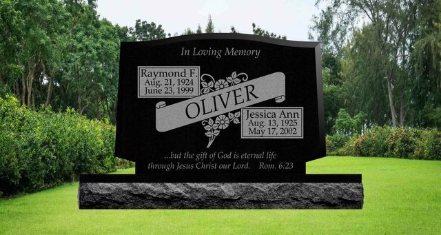 Double Upright Monuments