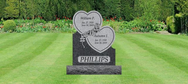 Double Upright Monuments