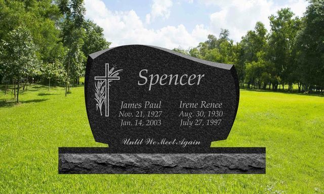 Double Upright Monuments