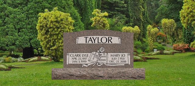 Double Upright Monuments