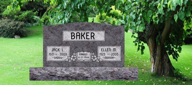 Double Upright Monuments