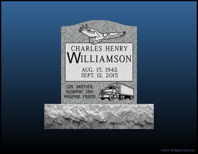 Single Monument in Georgia Gray