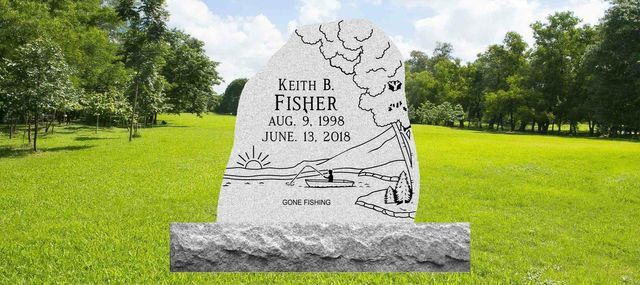 Boulder Monument in Georgia Gray