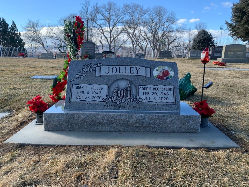 Headstone marked