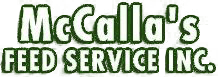 McCalla's Feed Service Inc. - Logo