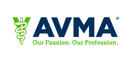 AVMA logo with a green medical symbol and the text