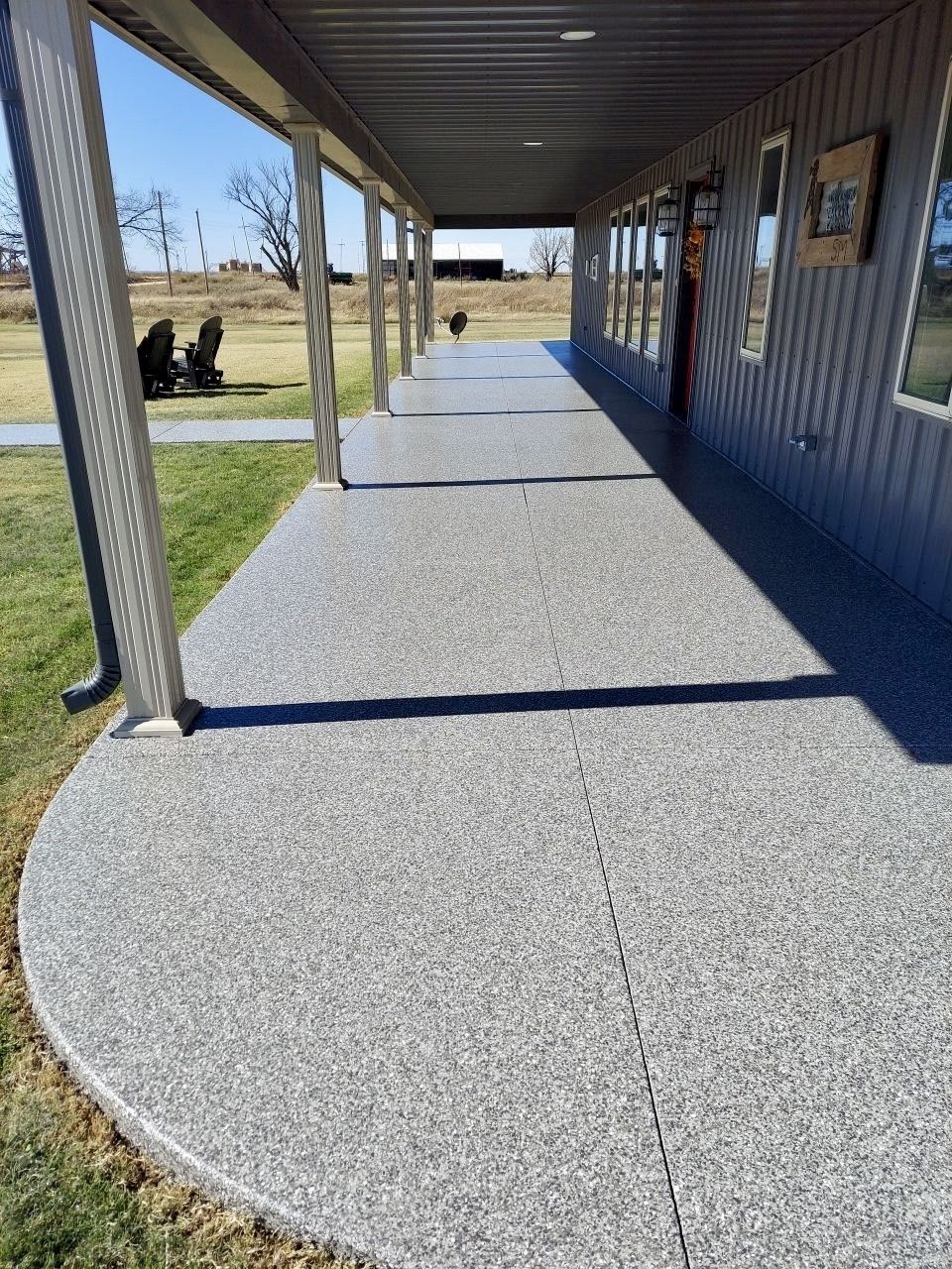 After concrete service