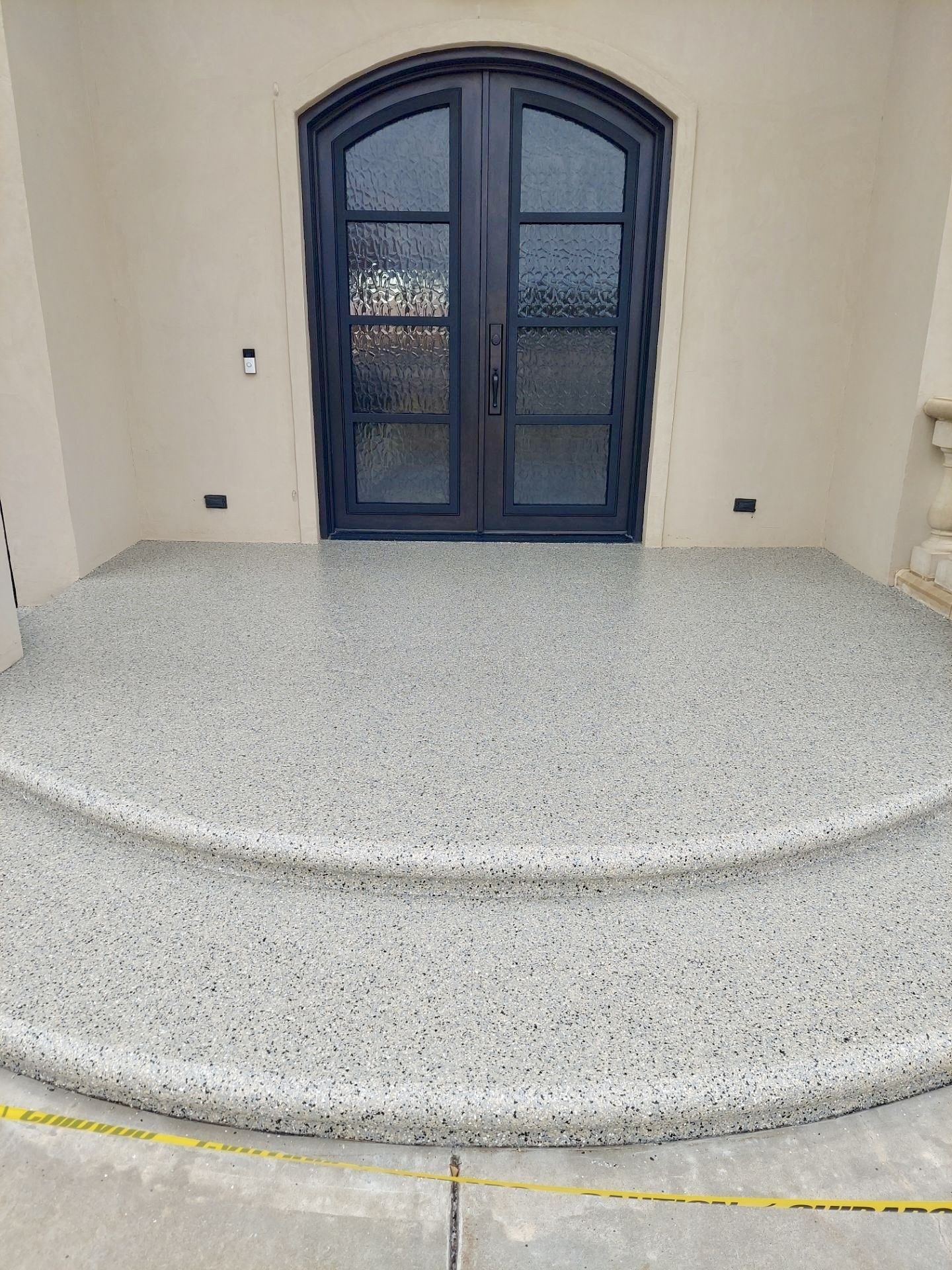 After concrete service