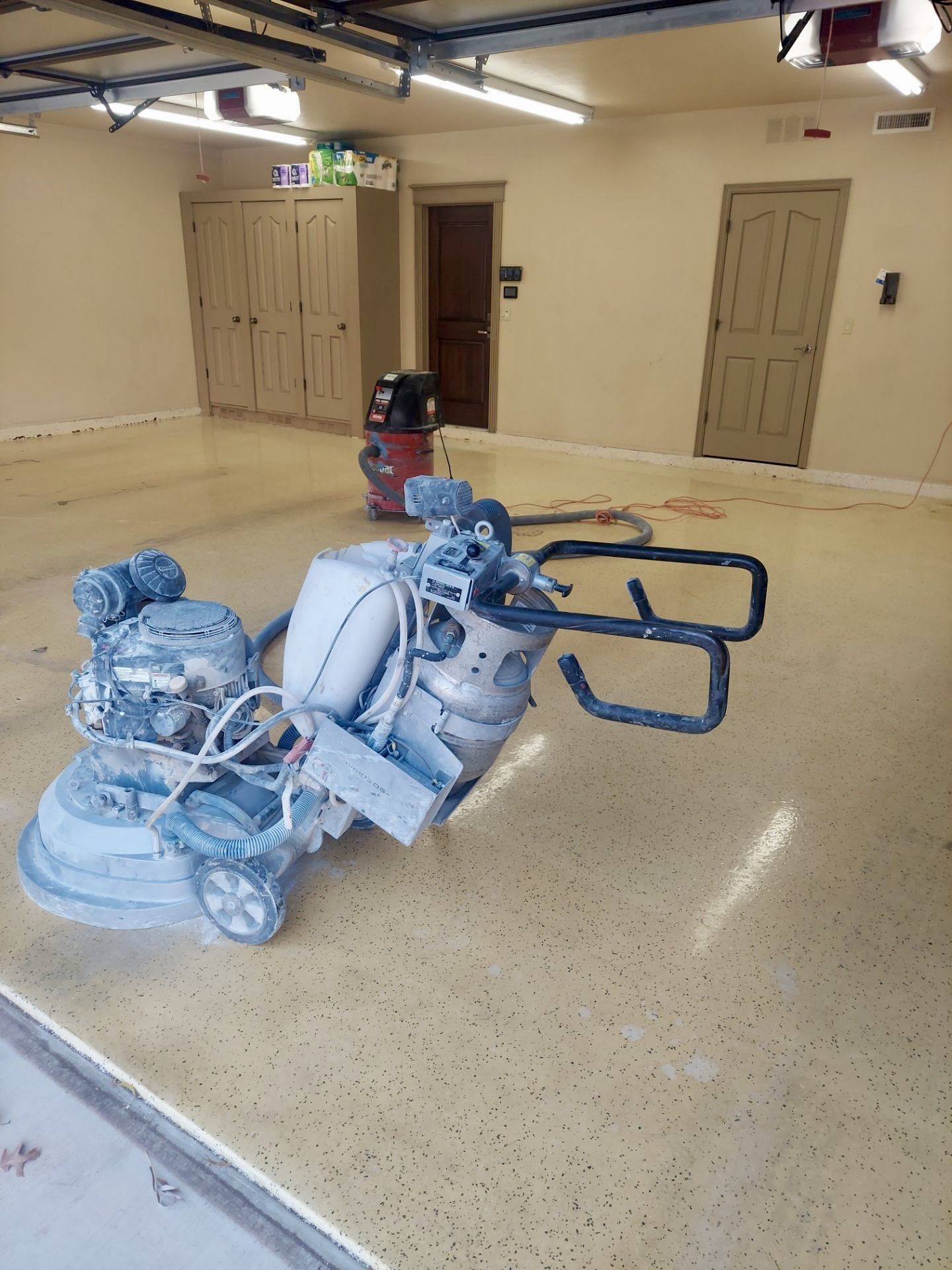 Before concrete service