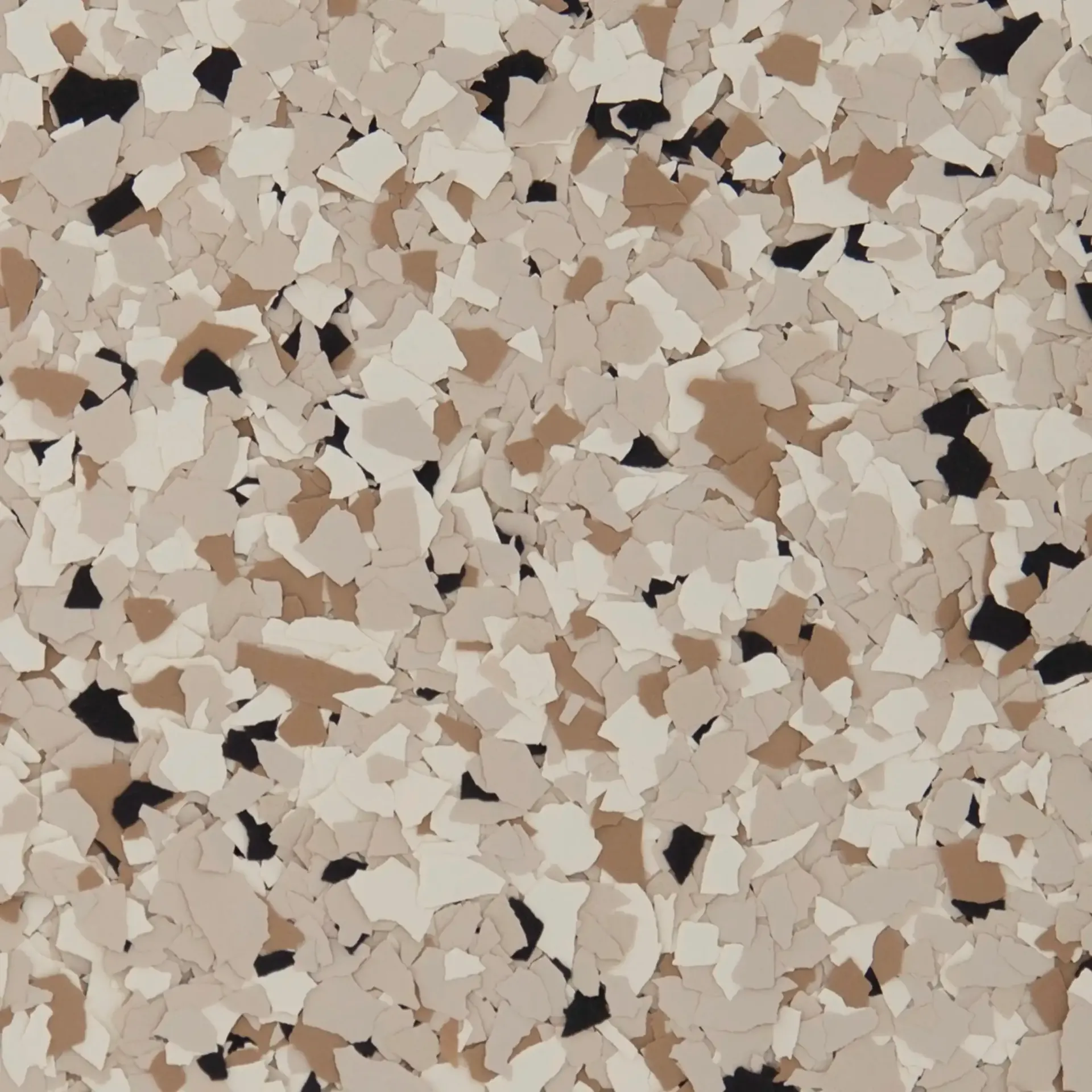 Driftwood:  Light tan, tan, cream, and black