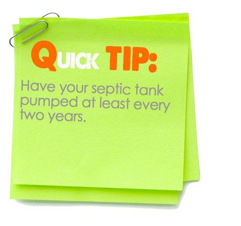 Septic quick tip
