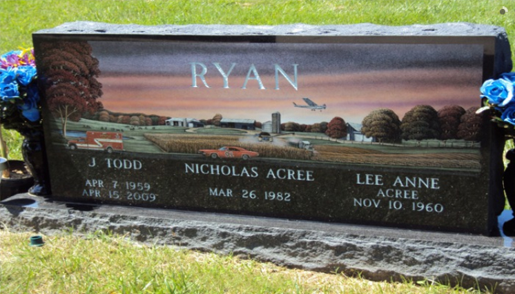 Big headstone