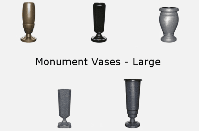 Large monument vases
