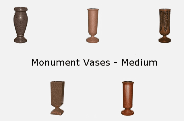 Medium monument vases