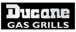Ducane Gas Grills logo, white text on a black rectangle.