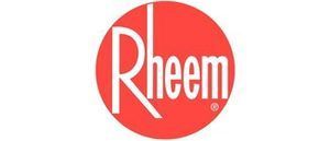 Rheem logo: White text 