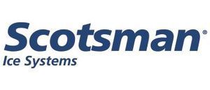 Logo of Scotsman Ice Systems in dark blue text on a white background.