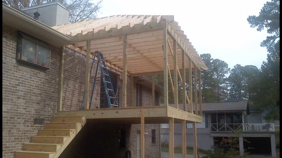 Deck addition