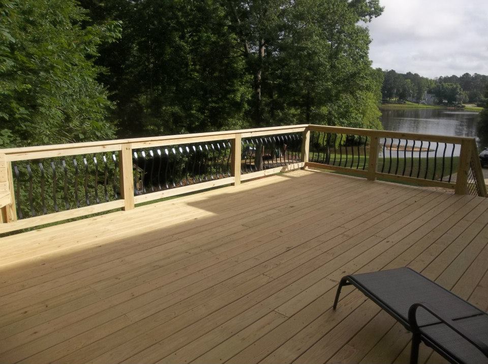 wooden deck