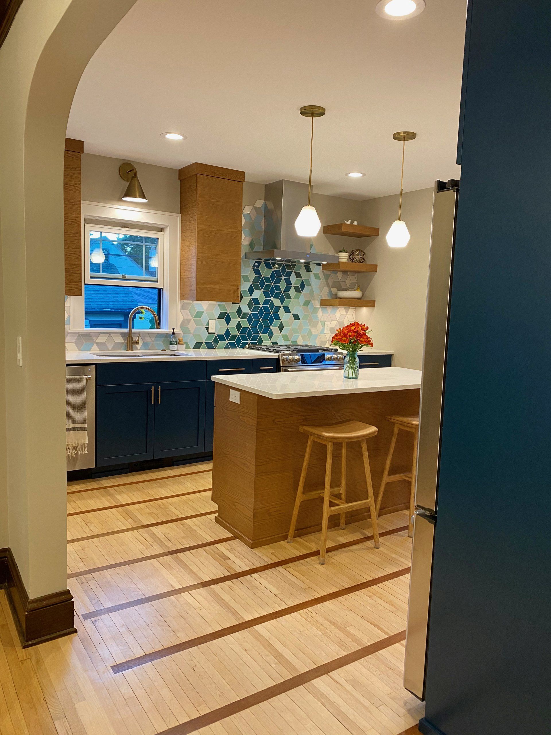 remodeled kitchen