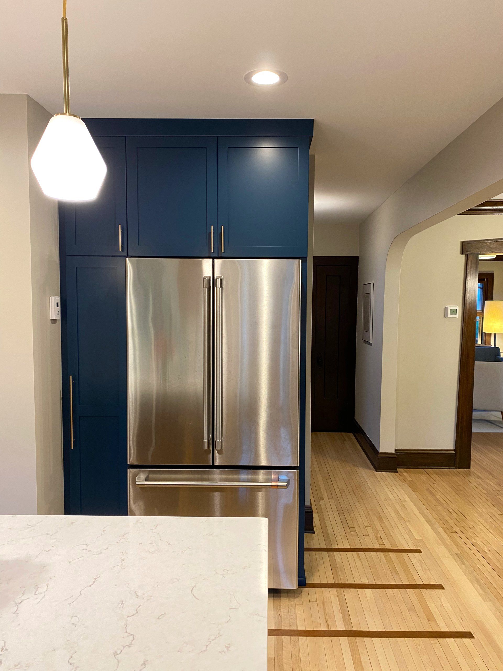 metallic refrigerator