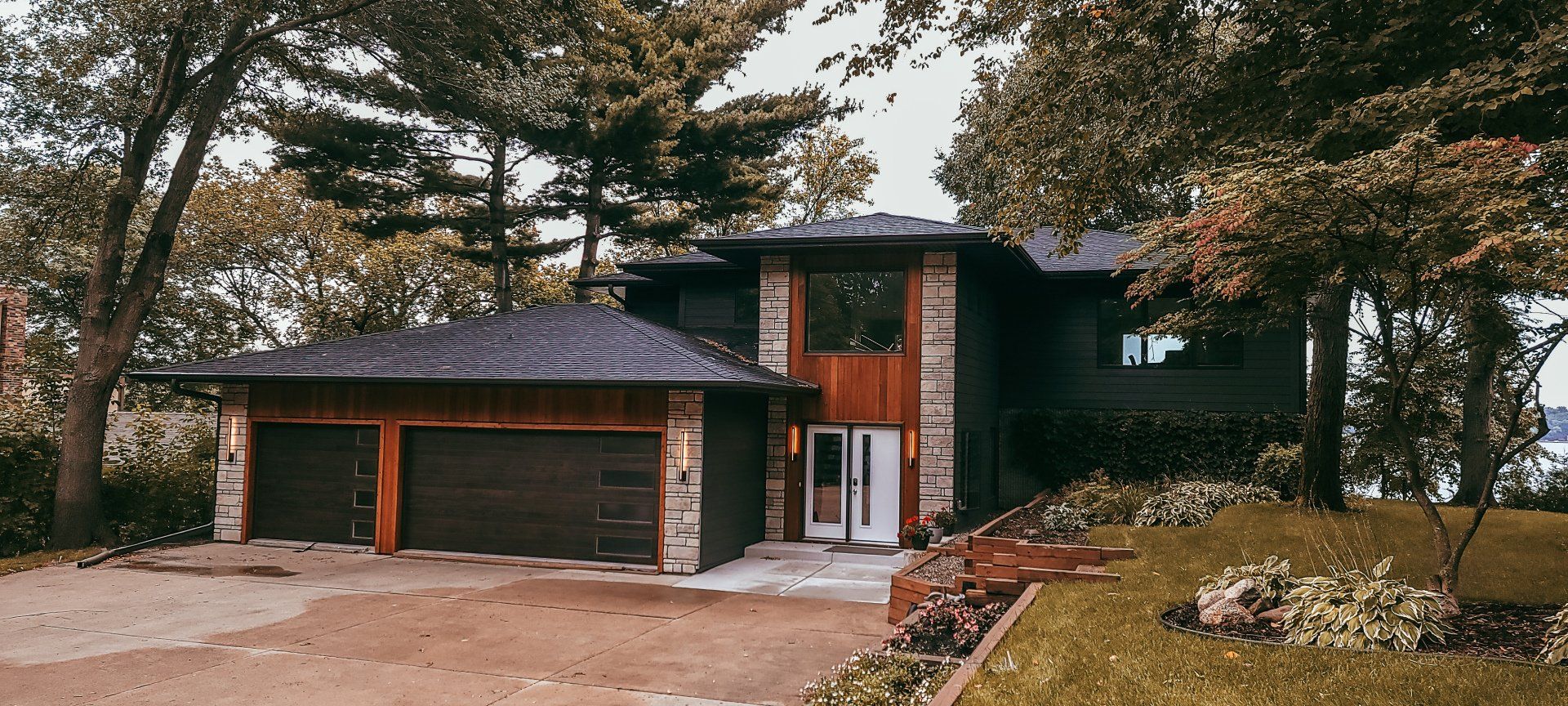 black house front shot
