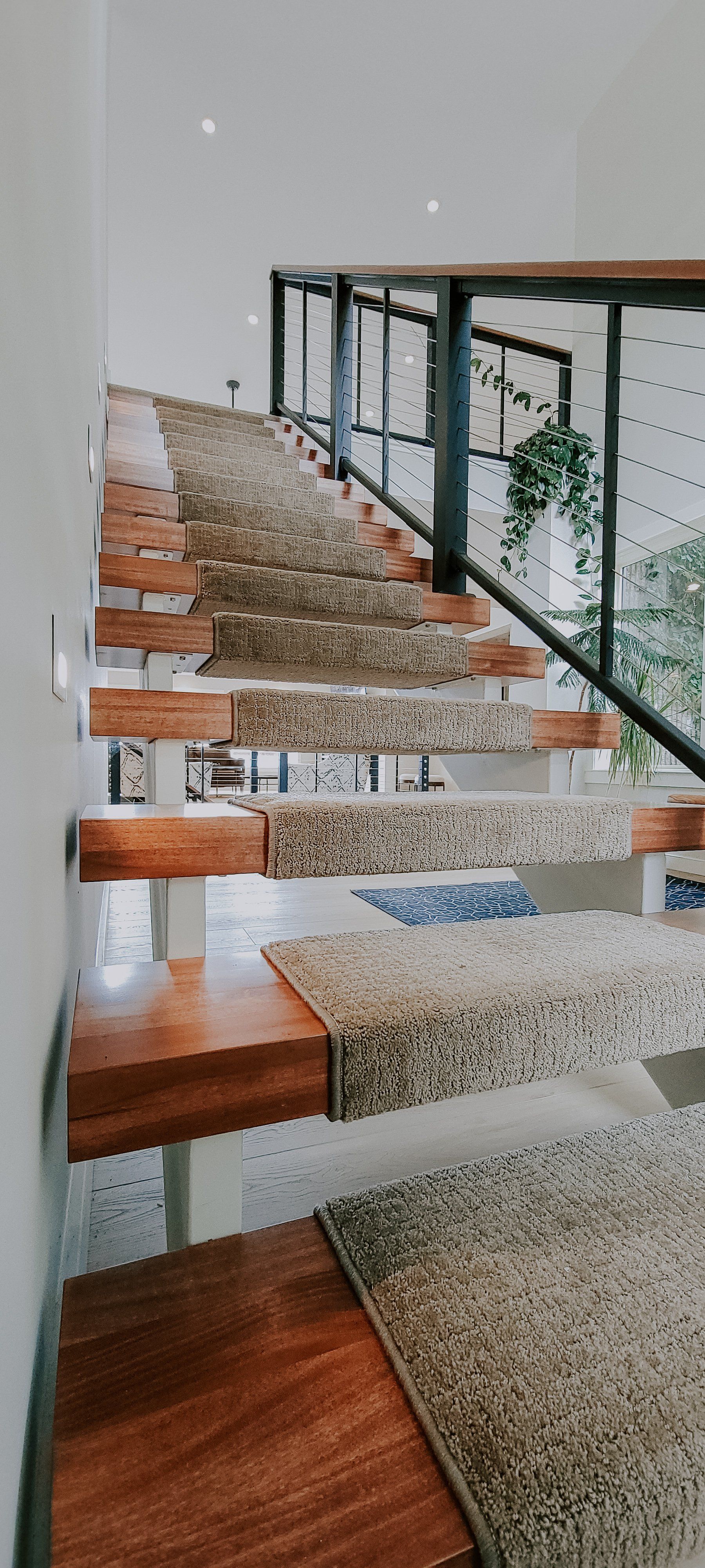 wood stairs