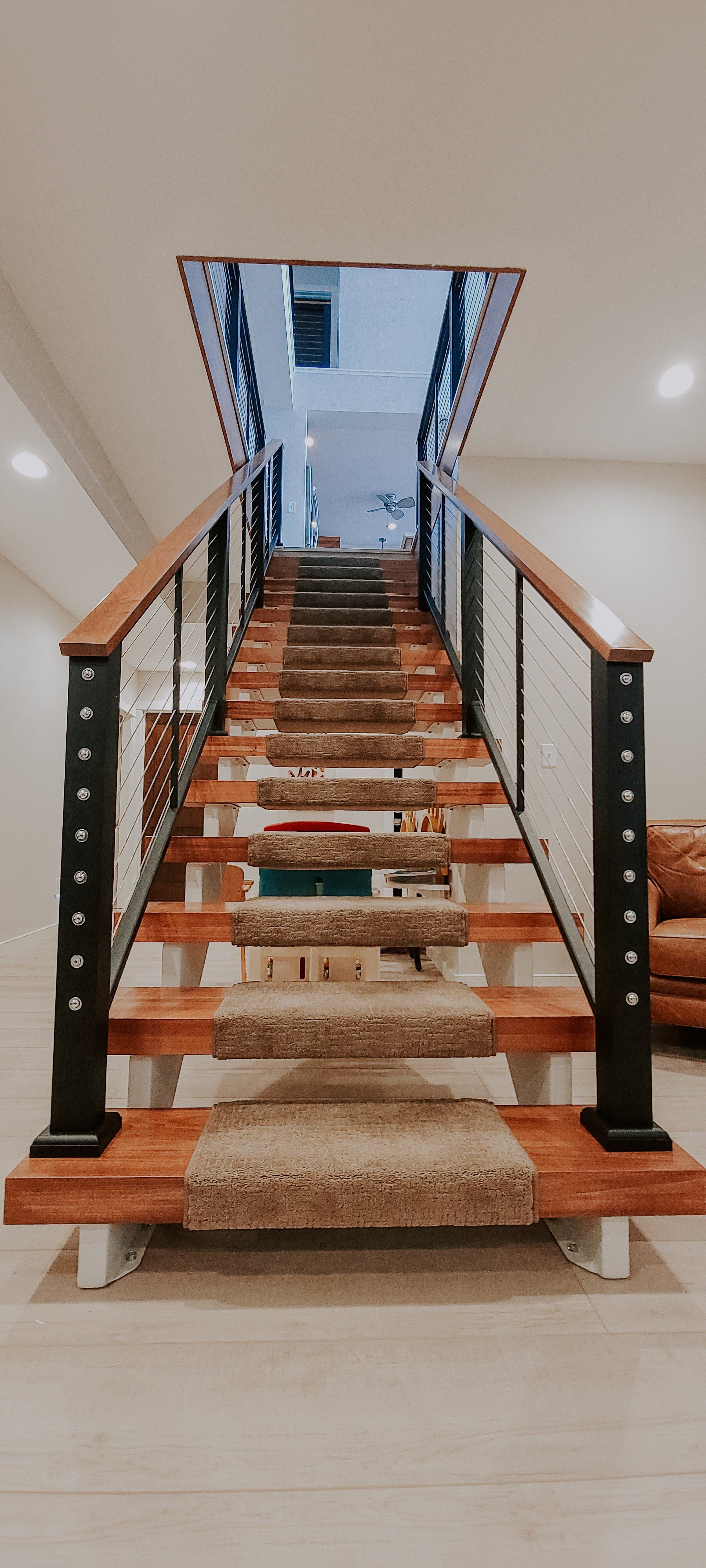 wood staircase