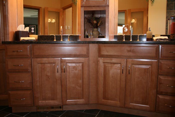 brown cabinet