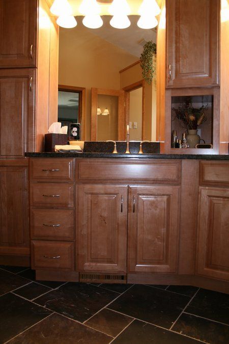 brown cabinet