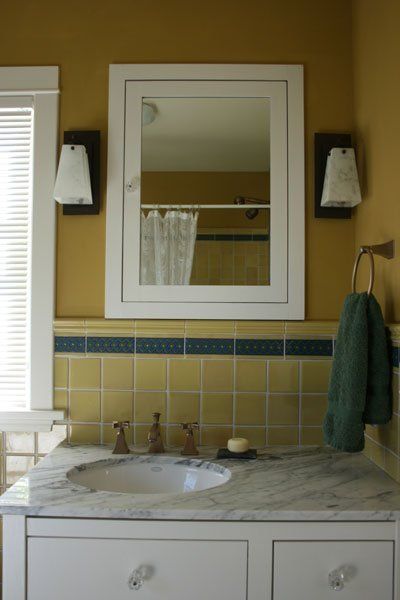 sink and mirror