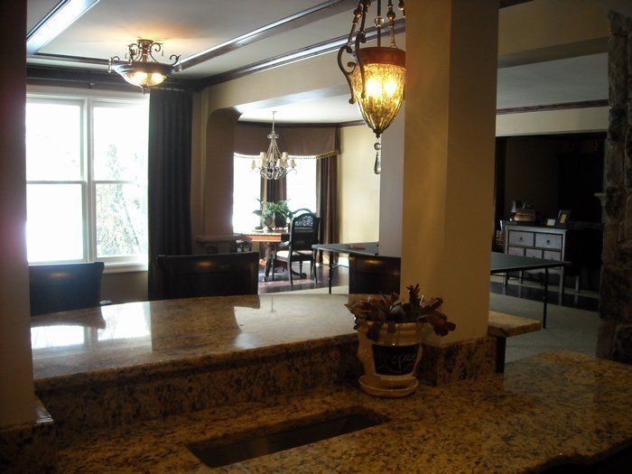 room with windows