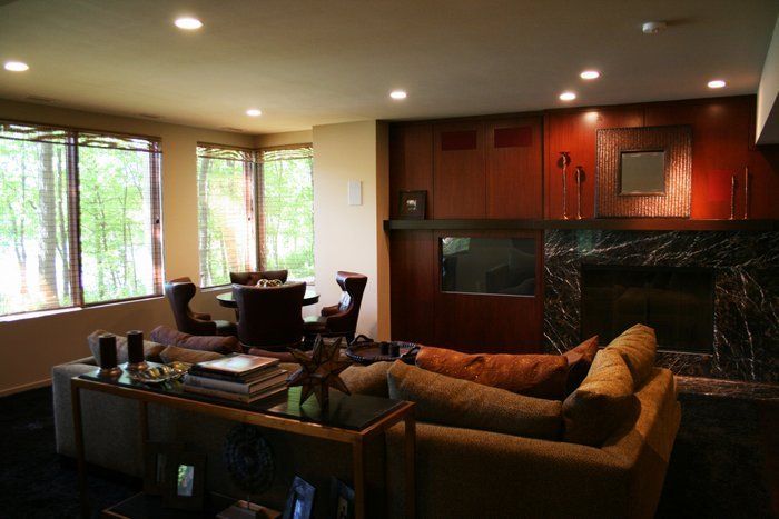 room with windows
