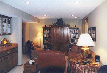 room with lamp