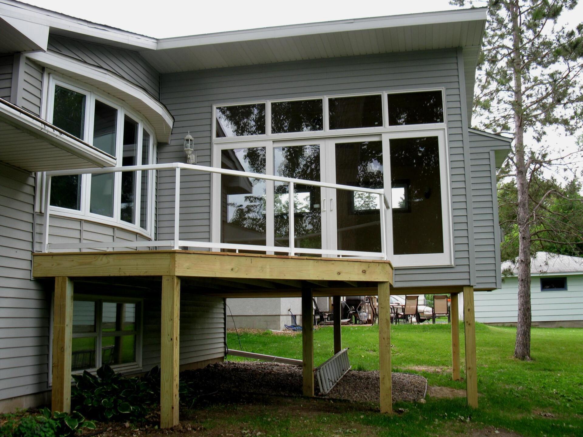 white house with porch