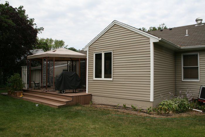white house with porch