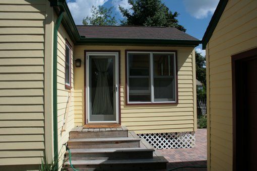 yellowish house