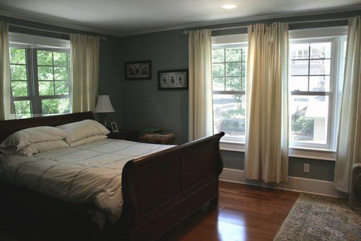 white bed