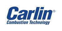 Carlin logo in blue text: