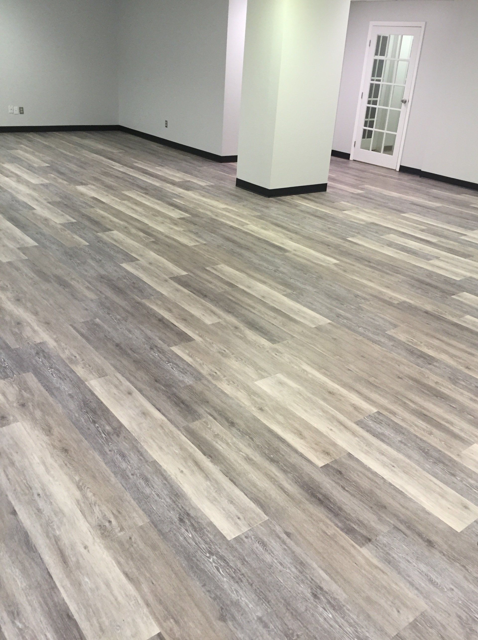 Commercial Luxury Vinyl Plank Job