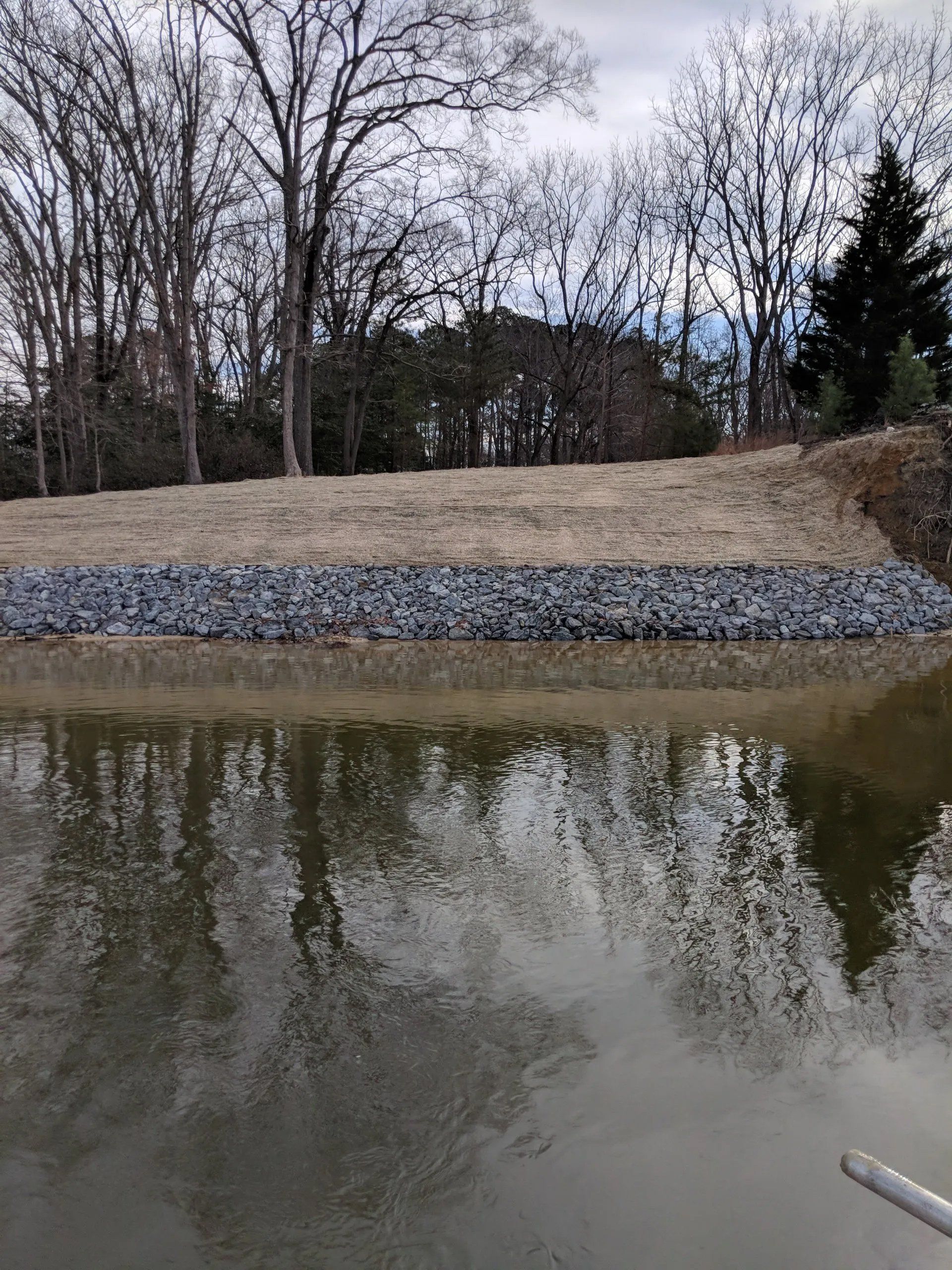 Riprap revetment