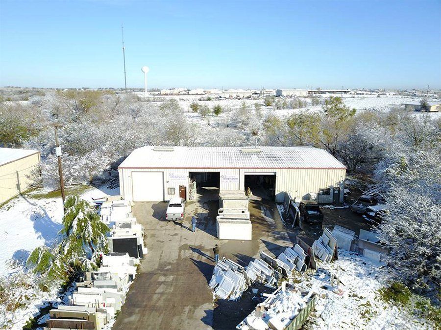 Marble storage and production shop