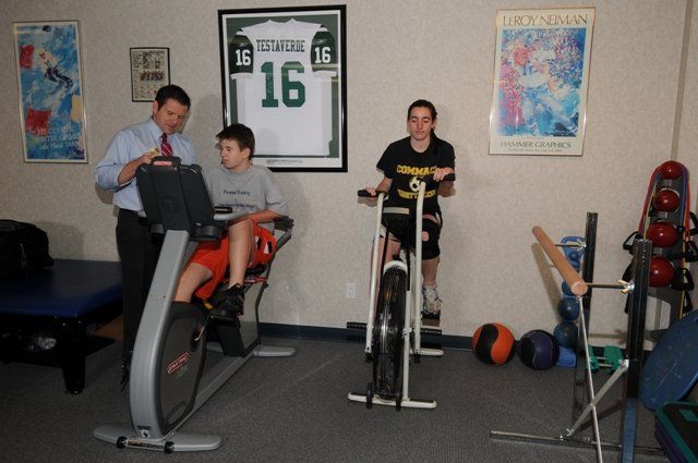 Teens physical rehab activities