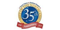 Best of the Northland 35th anniversary seal for the Courier-Tribune and Gladstone Dispatch, 1990-2025.