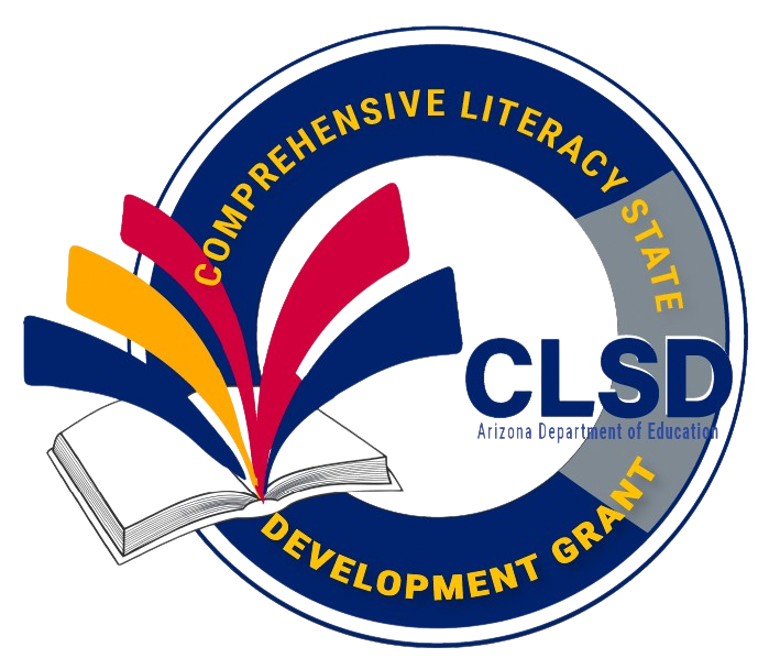 A logo for comprehensive literacy state development grant