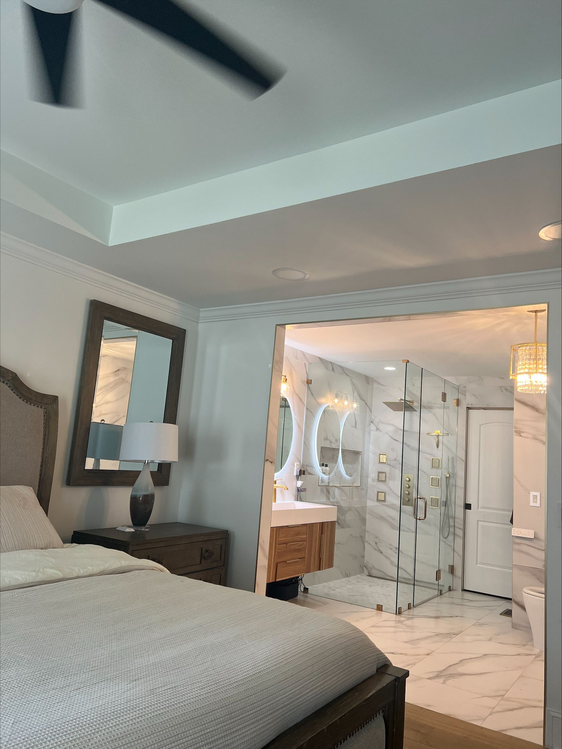 bedroom and bathroom flooring